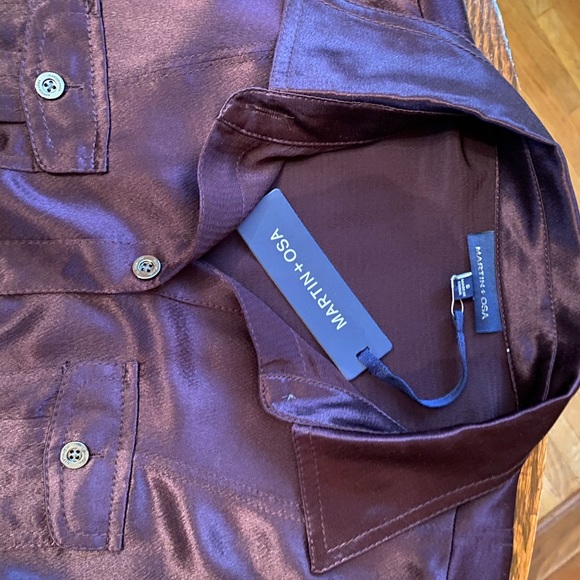 NWT Martin & OSA silk midi dress - Picture 6 of 12